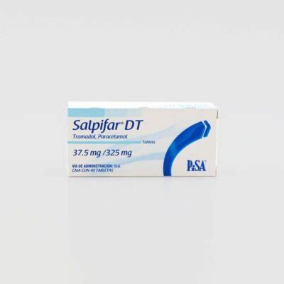 SALPIFAR DT Tabletas 37 5 Mg 325 Mg Caja C 40 PiSA