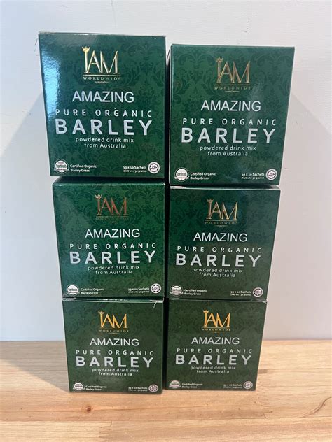 Iam Worldwide Amazing Barley 60 Sachet Powdered Juice Boost Energy Pure