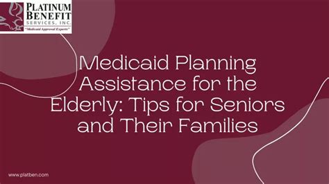 PPT - Medicaid Planning Assistance for the Elderly Tips for Seniors and ...