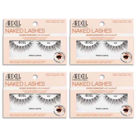 Ardell Naked Lashes With Invisiband Naked Lashes 422 4 Pack EBay