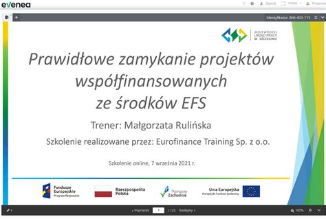 Prawid Owe Zamykanie Projekt W Wsp Finansowanych Ze Rodk W Efs