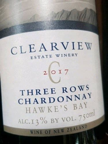 Clearview Estate Three Rows Chardonnay Vivino Us