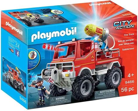 Playmobil X De Pompier Avec Lance Eau City Action Les Pompiers