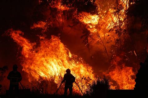 Quatro meios aéreos e 107 operacionais combatem fogo na Trofa SIC