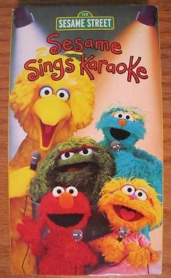 Sesame Street SESAME SINGS KARAOKE VHS VIDEO 74645572734 | eBay