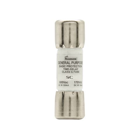 Bussmann Eaton Bussmann Series Sc Fuse Current Limiting Fast Acting Fuse Rejection Style 6 A