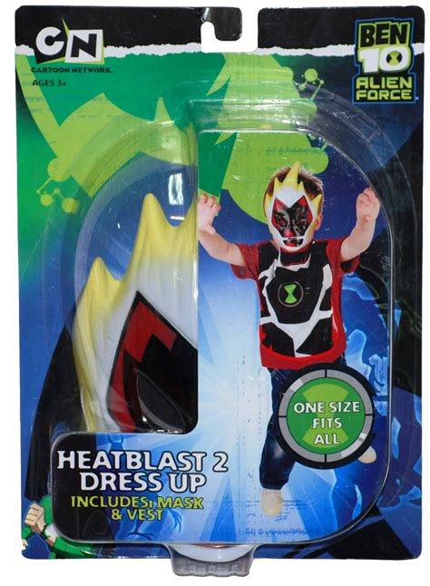 BEN10 Alien Force Heatblast Fancy Dress Costume 3-8 | eBay