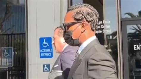 No Words From A Ap Rocky Leaving Court As Rapper Is Told He Must Stand