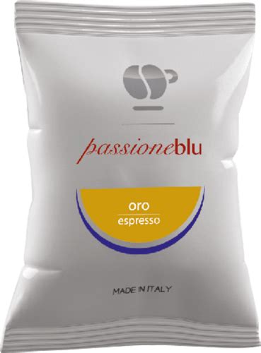 100 Capsule Lollo Caffè PassioneBlu Oro Compatibili Lavazza Blue