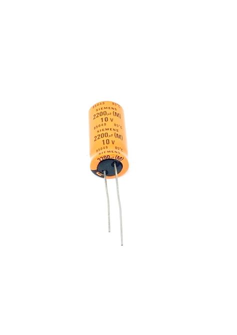 Kit Com 10 PeÇas Capacitor Eletrolitico 2200uf 10v Radial 13x25mm 85049 Siemens Gold News