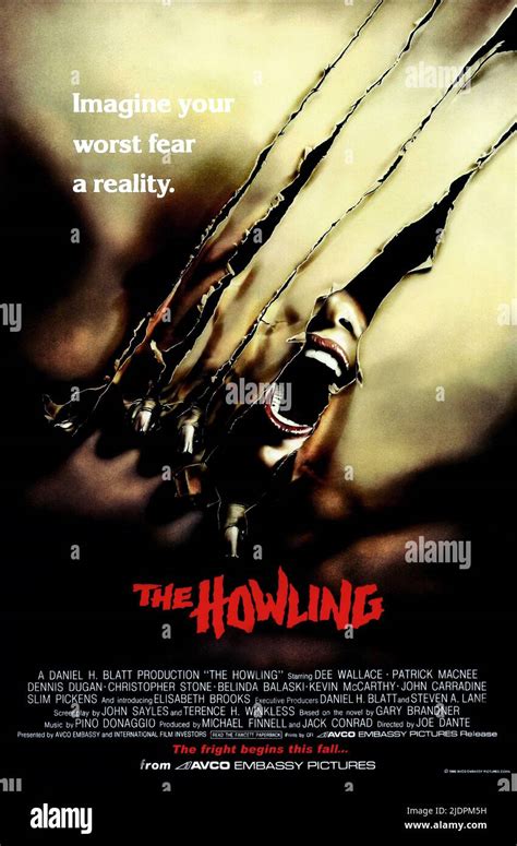 MOVIE POSTER, THE HOWLING, 1981 Stock Photo - Alamy