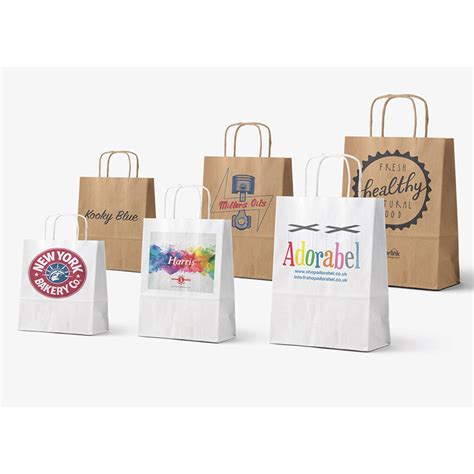 Twisted Handles Kraft Paper Carrier Bag Allwag