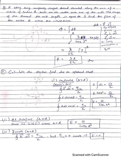 Gauss law applications | PDF