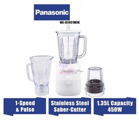 Panasonic L Blender Twin Jug Dry Mill Mx Ex Wsk Mx Ex