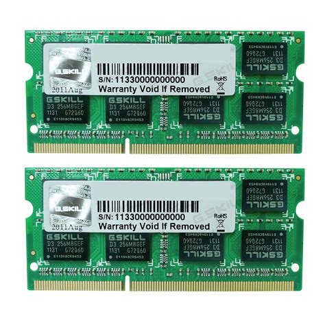 G Skill SO DIMM 16 GB 2 X 8 GB DDR3 1600 MHz CL11 PC RAM LDLC 3