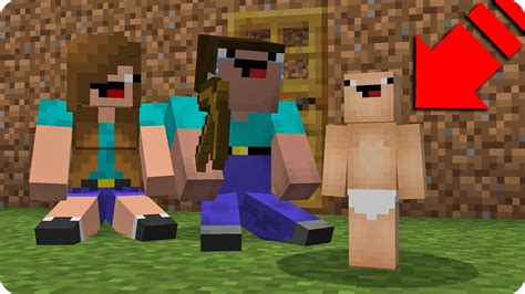 BEBÉ NOOB VUELVE CON SU FAMILIA EN MINECRAFT YouTube