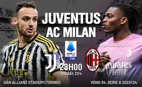 Nhận định Bóng đá Juventus Vs Ac Milan VĐqg Italia Hôm Nay