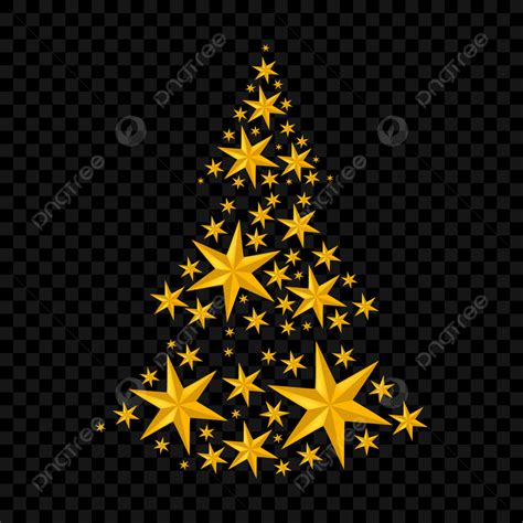 Christmas Tree Star Vector Art Png Stars Christmas Tree Star Vector