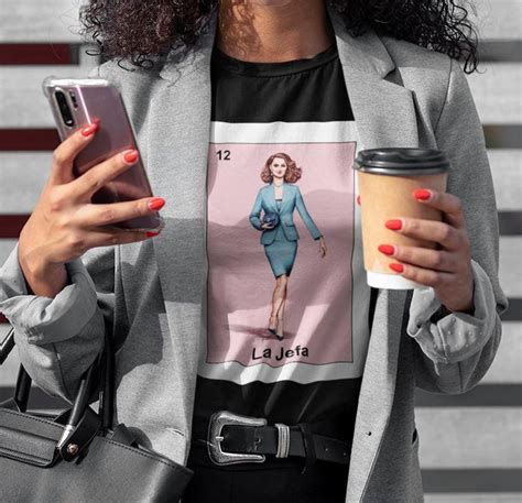 La Jefa De La Loteria T Shirt The Lady Boss Tee Mom Boss Shirt Etsy