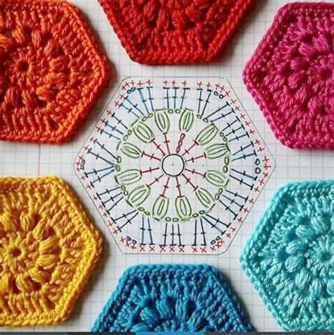 Hexagones Au Crochet Tuto Et Id Es