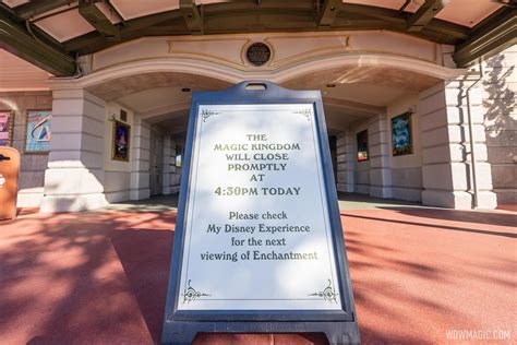 Disney World's Magic Kingdom to close early today