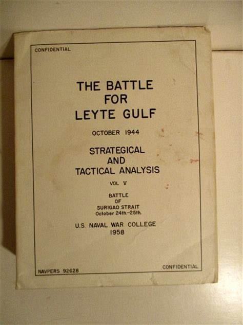 Battle For Leyte Gulf October 1944 Strategical And Tactical Analysis