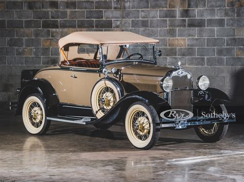 1930 Ford Model A DeLuxe Rumble Seat Roadster The Guyton Collection