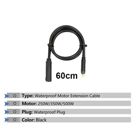 Cm Julet Pin Waterproof Extension Cable Connector For Brushless