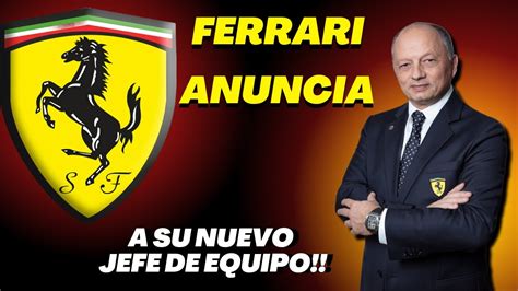 Alfa Romeo Anuncia la Salida de Frédéric Vasseur y Ferrari lo Anuncia