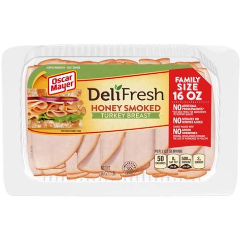 Oscar Mayer Deli Fresh Honey Smoked Turkey Breast