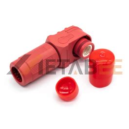 mm energy storage connector   angled cable plug  renhotec