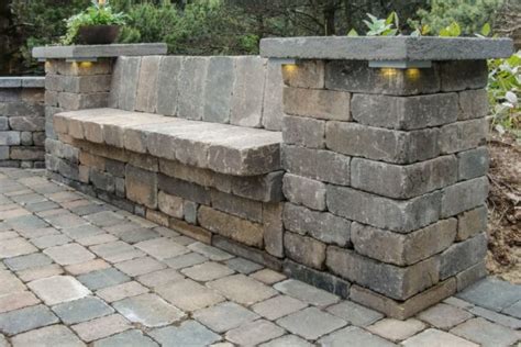 4 Paving Stone Patio Bench Layout Options Western Interlock