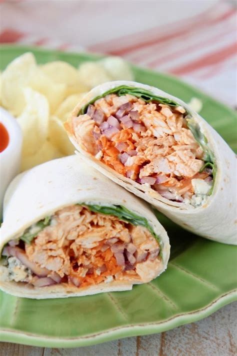 Easy Buffalo Chicken Wrap Recipe