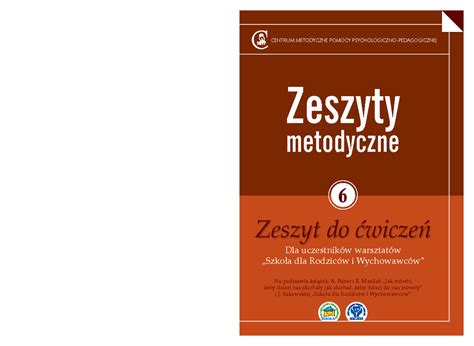 Metodyka Pracy Opieku Czo Wychowawczej Centrum Metodyczne Pomocy