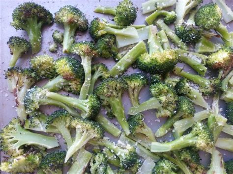 Roasted Broccoli With Garlic Crushed Red Pepper And Parmesan Live