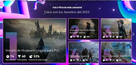 PlayStation Wrap Up 2023 cómo ver el resumen anual de PS4 y PS5 de