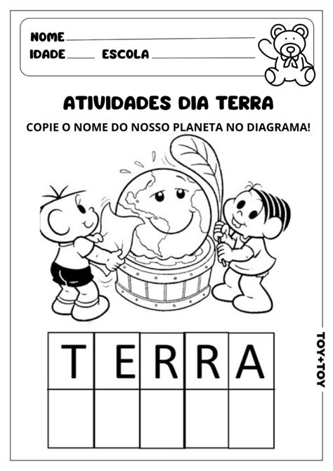 Atividades Dia Da Terra Toy Toy Nbkomputer