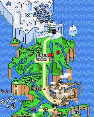 See A Super Mario World Map Of Westeros Eb