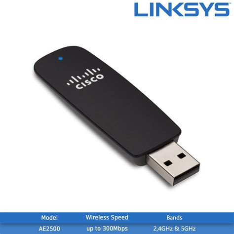 Refurbished Linksys Ae N Dual Band Wireless N Usb Adapter Ghz