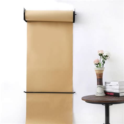 Kraft Paper Roller Reusable Wall Mounted Kraft Paper Roll Holder Paper