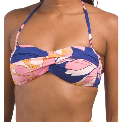 Trina Turk Swim Trina Turk Breeze Bandeau Top In Multi Poshmark