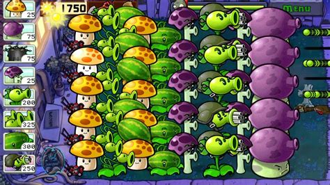 Plants Vs Zombies Gameplay Survival Night Pvz Mod Menu Ep Youtube