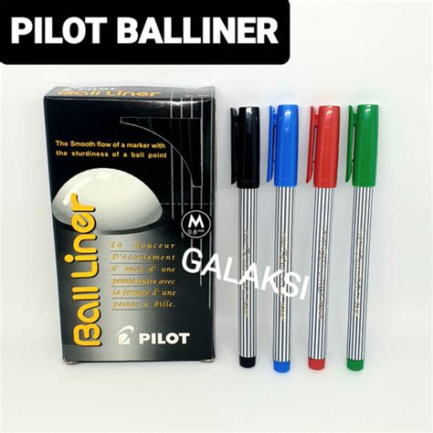 Jual Box Pcs Pulpen Pilot Balliner Mm Bl M Hitam Kota