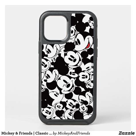 Mickey Friends Classic Mickey Pattern Otterbox Iphone Case Zazzle