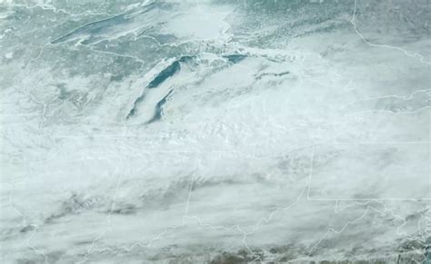 Satellite Footage Of Snowstorm Shows Storm's Impressive Features