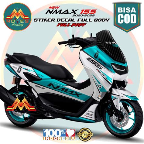 ⭐⭐⭐⭐⭐bisa Cod Bayar Di Tempat Dekal Stiker New Nmax 2021 Full Body Decal Sticker Variasi