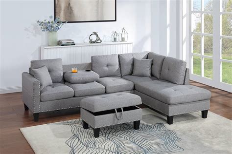 3pcs Sectional Set 4 Colors To Choose From Casye Furniture