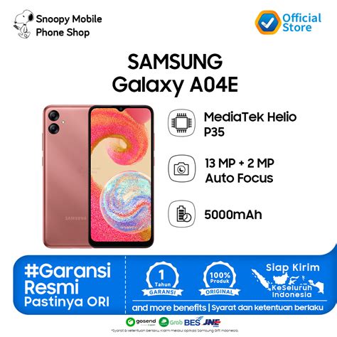 Jual Samsung Galaxy A04e A042 3 32GB GARANSI RESMI SEIN Di Seller