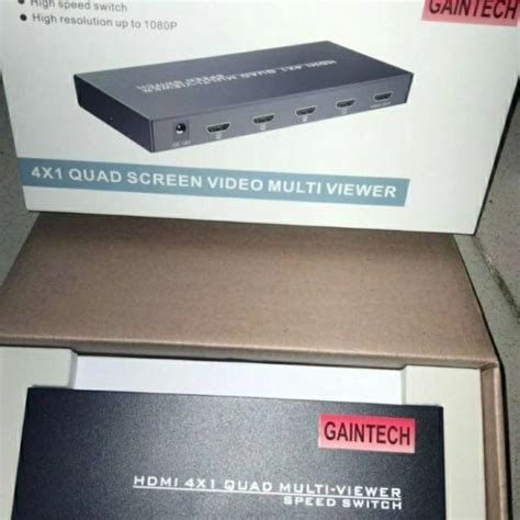 Promo HDMI Multiviewer 4 Port Gaintech Diskon 23 Di Seller Tikno Store