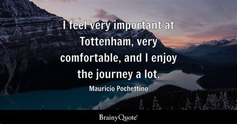 Mauricio Pochettino - I feel very important at Tottenham...